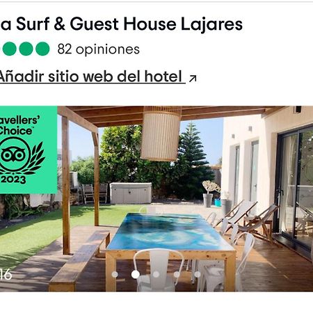 Alma Lajares Villa con Jacuzzi Exterior foto